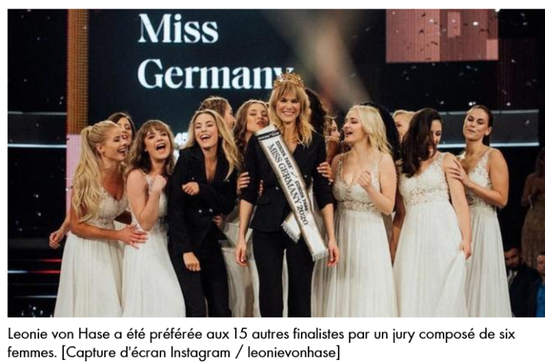 Allemagne: une mère de 35 ans élue Miss 1