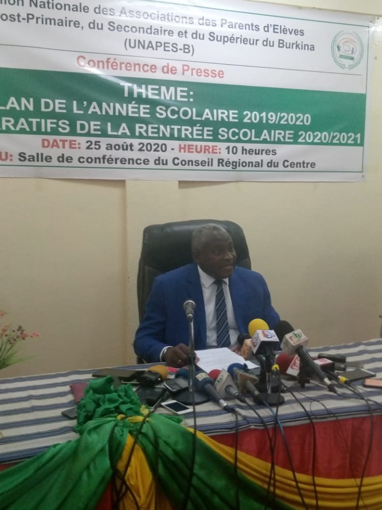 Burkina : l’union nationale des parents d’élèves propose la reprise des classes le 21 novembre 1