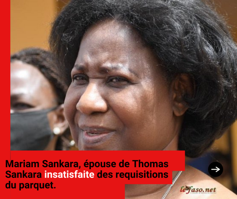 Procès Thomas Sankara: Mariam Sankara déplore la peine requis contre Jean-Pierre Palm 1