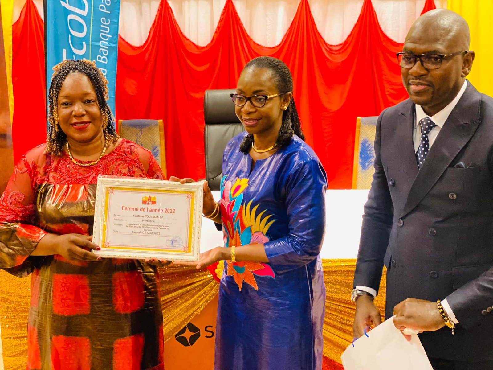 Femme Ouaga Fm 2022 : Marceline Tou/Soalla sur le tapis rouge 2