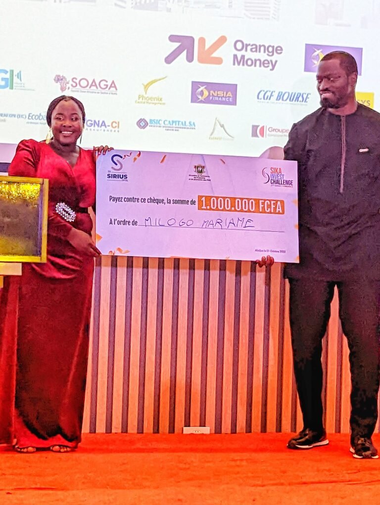 Mariame Milogo : lauréate du prix de la meilleure étudiante du concours de Gestion de portefeuille bousiers 10