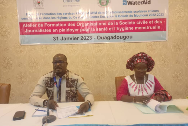 Plaidoyer sur la gestion des menstrues : WaterAid forme des journalistes et acteurs de la société civile 1