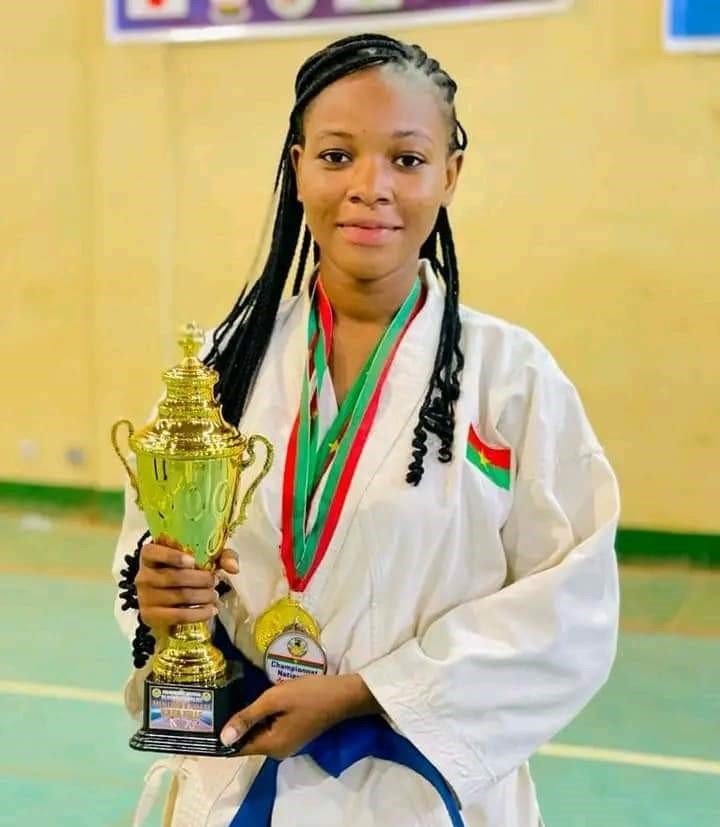 Championnat d’Afrique de Karaté : la Burkinabè Djamilatou Zamtako remporte la médaille de bronze 2