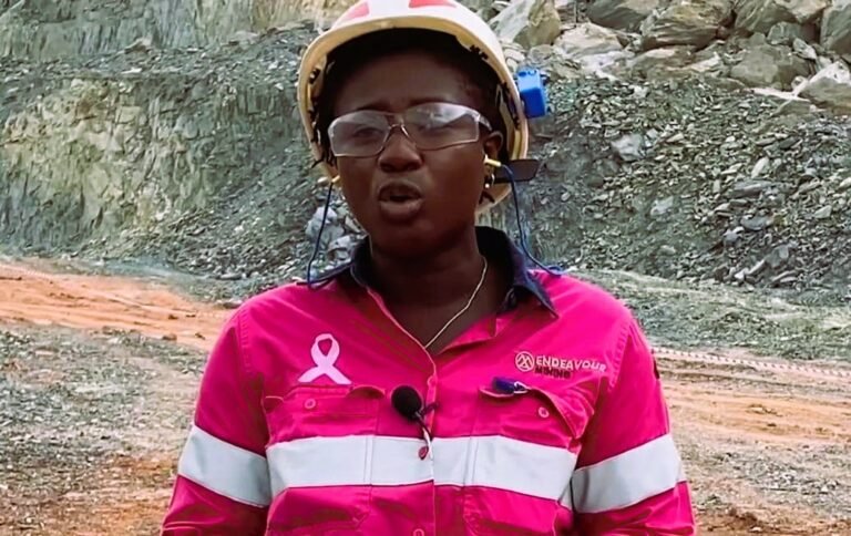 Houda Aya Sidibé, l'ingénieure en dynamitage à Houndé Gold 16