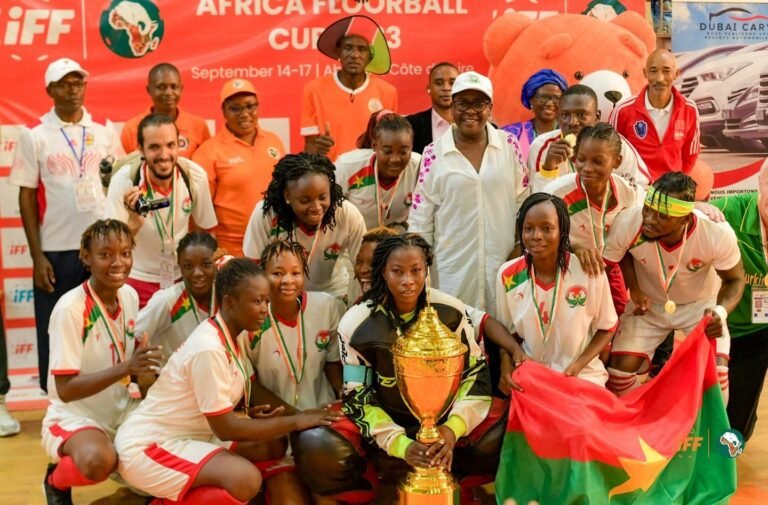 Floorball : l'équipe féminine du Burkina remporte la coupe d'Afrique 3