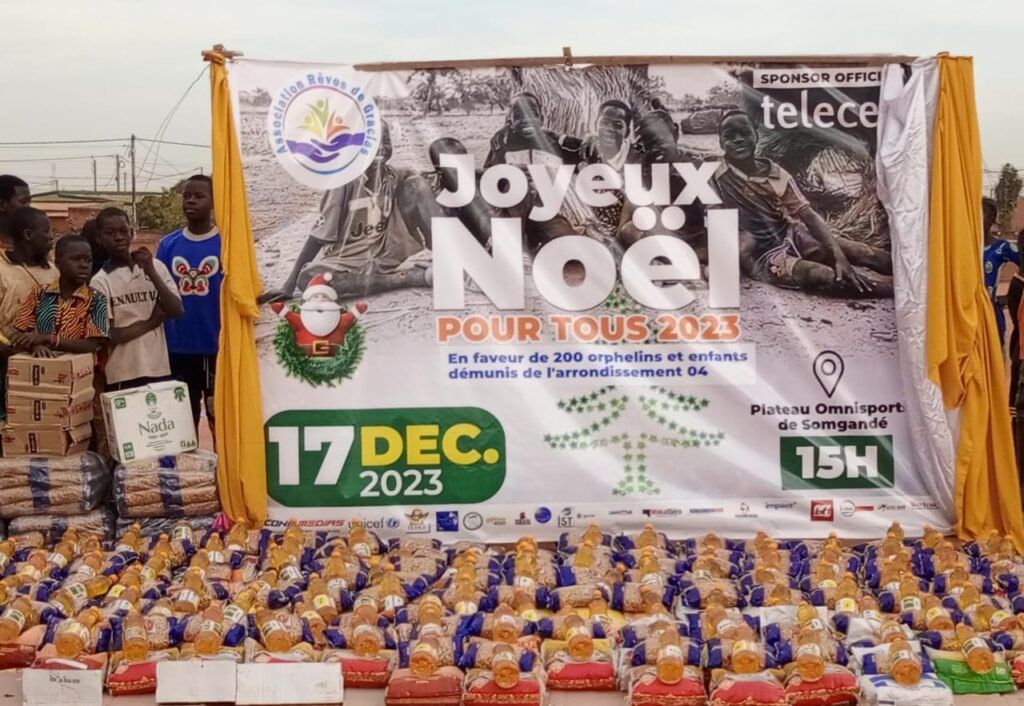 ‘’Joyeux Noël pour tous : L’association Rêves de Gracias donne du sourire à 200 orphelins 3