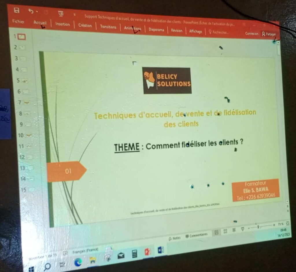 Trimestrielles de MoussoNews acte 4: une dizaine de jeunes femmes formées en fidélisation de clients 2 Trimestrielles de MoussoNews acte 4: une dizaine de jeunes femmes formées en fidélisation de clients 2