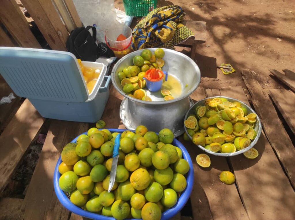 Ouagadougou : Des femmes, ''usines ambulantes'' de jus d’orange aux abords des feux tricolores 3 Ouagadougou : Des femmes, ''usines ambulantes'' de jus d’orange aux abords des feux tricolores 3