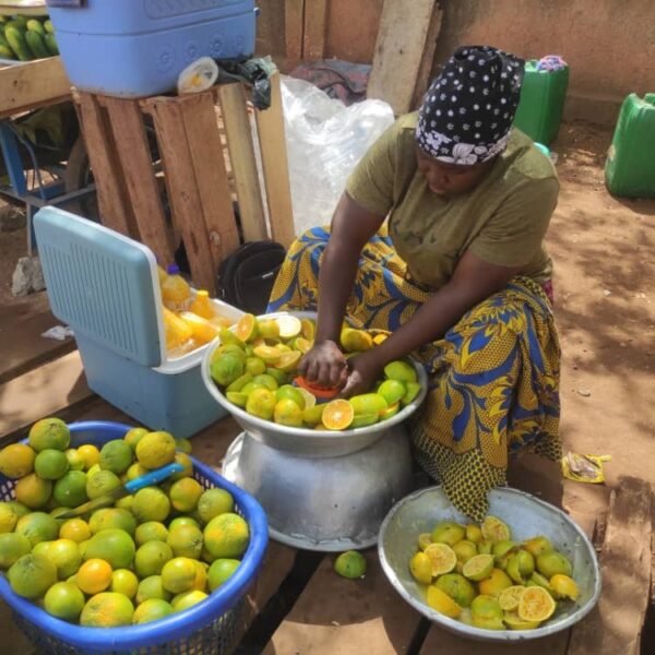 Ouagadougou : Des femmes, ”usines ambulantes” de jus d’orange aux abords des feux tricolores
