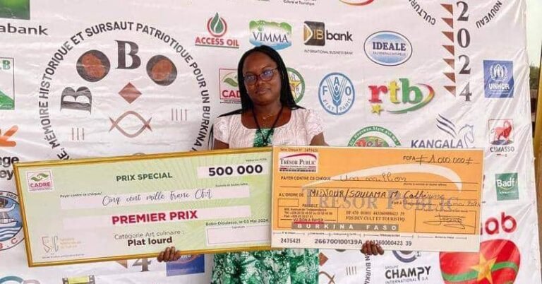 SNC 2024 : Catherine Midjour/Soulama remporte deux prix spéciaux avec son plat de tô au riz rouge 8