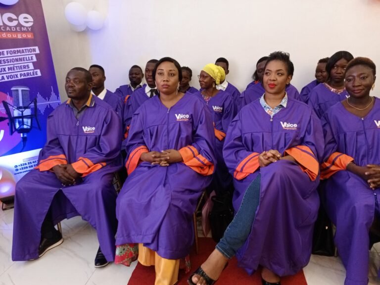 Voice Academy : 8 femmes prêtes pour les métiers de la voix parlée au Burkina 3