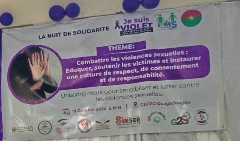 « Projet ‘’Je suis violet'' » : Un appel à l'action contre l'indifférence face aux violences sexuelles 3