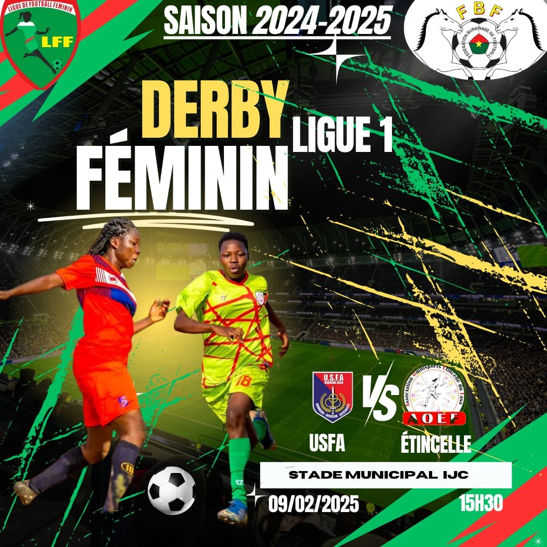 Lusfa Ligue 1 féminine : L'USFA Dames affronte les Étincelles - Mousso News