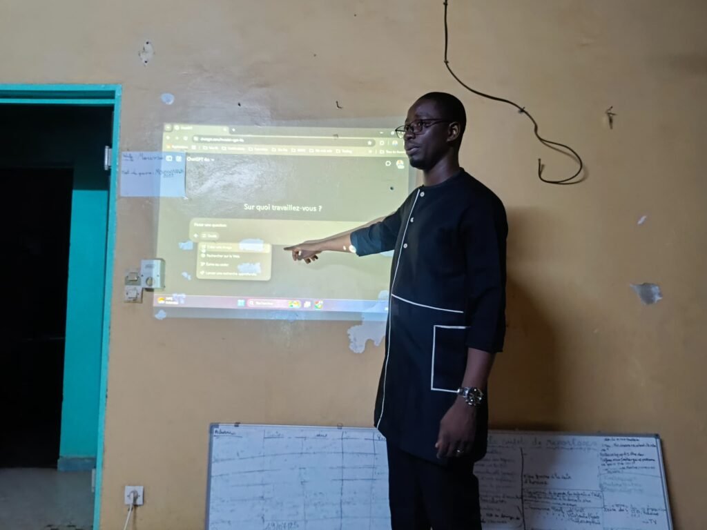 L’équipe de MoussoNews se forme à l’Intelligence artificielle avec Abasse Balima 2 L’équipe de MoussoNews se forme à l’Intelligence artificielle avec Abasse Balima 2