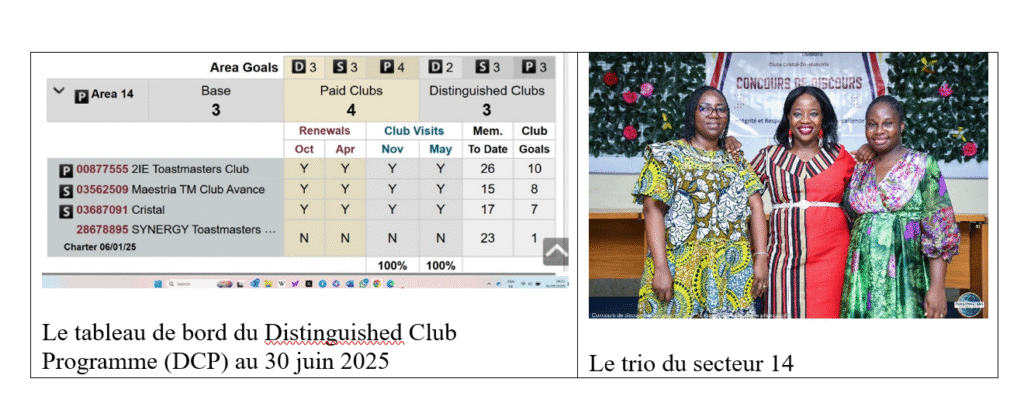 Sylvie Tougouma : Un leadership au service de la croissance à Toastmasters 6 Sylvie Tougouma : Un leadership au service de la croissance à Toastmasters 6
