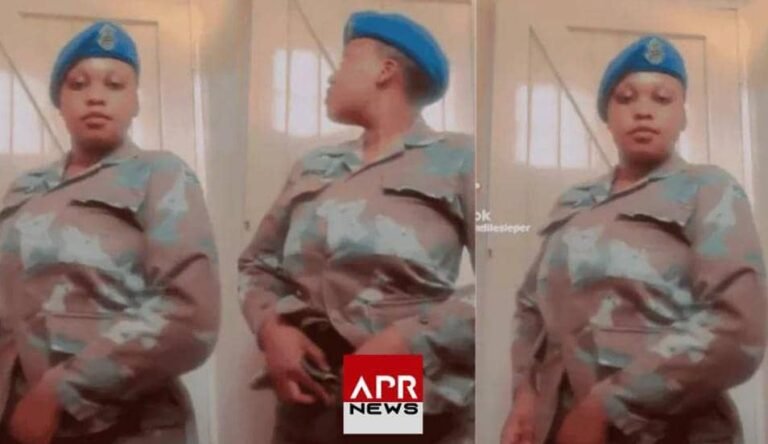 Afrique du Sud : Une soldate renvoyée pour une vidéo TikTok jugée inacceptable 1 Afrique du Sud : Une soldate renvoyée pour une vidéo TikTok jugée inacceptable 1