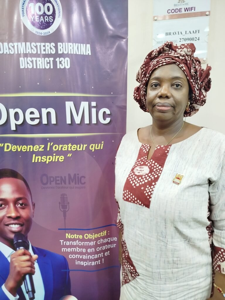 Toastmaster/Tribune Open Mic : Le projet de Fatoumata pour son niveau 5 2