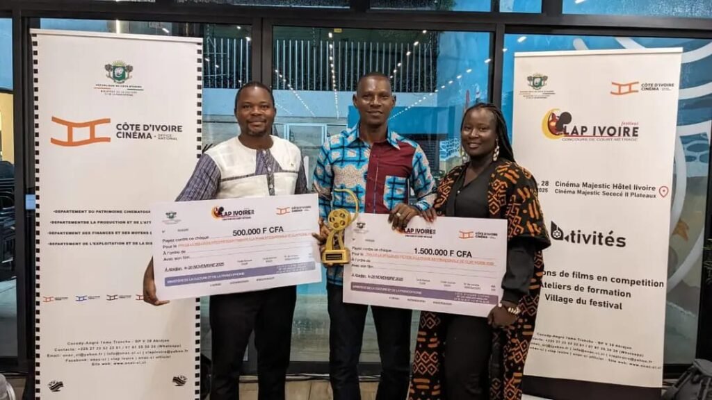 Clap Ivoire 2025 : 2 réalisateurs de « Les Elles du Cinéma » raflent 4 prix 3