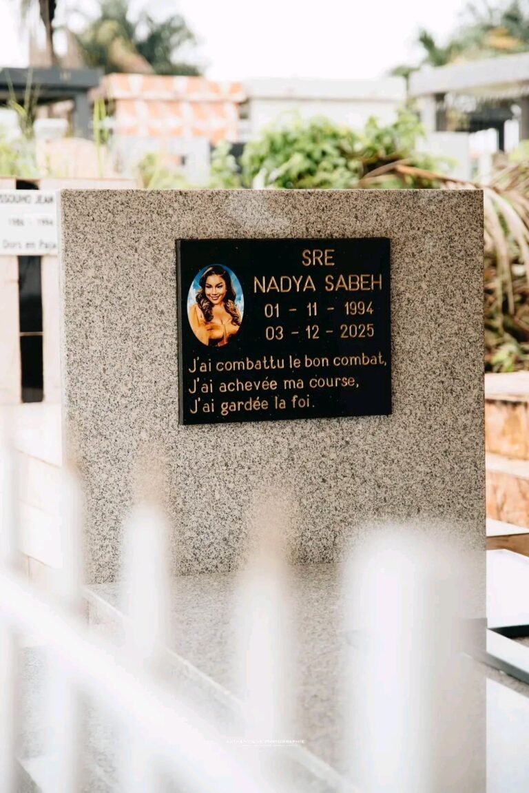 Nadia Sabeh repose désormais au cimetière de Williamsville à Abidjan 8