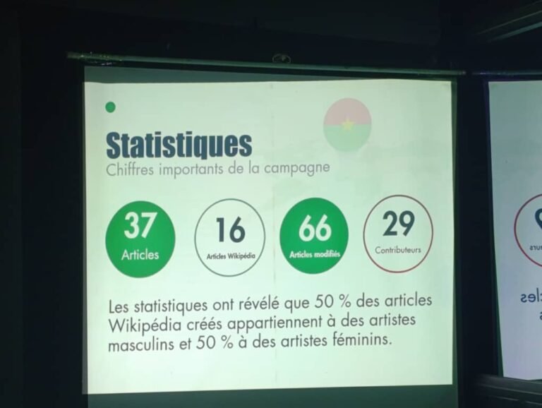 Wiki Afrimusique : 37 articles pour renforcer la visibilité des artistes burkinabè sur Wikipédia 7