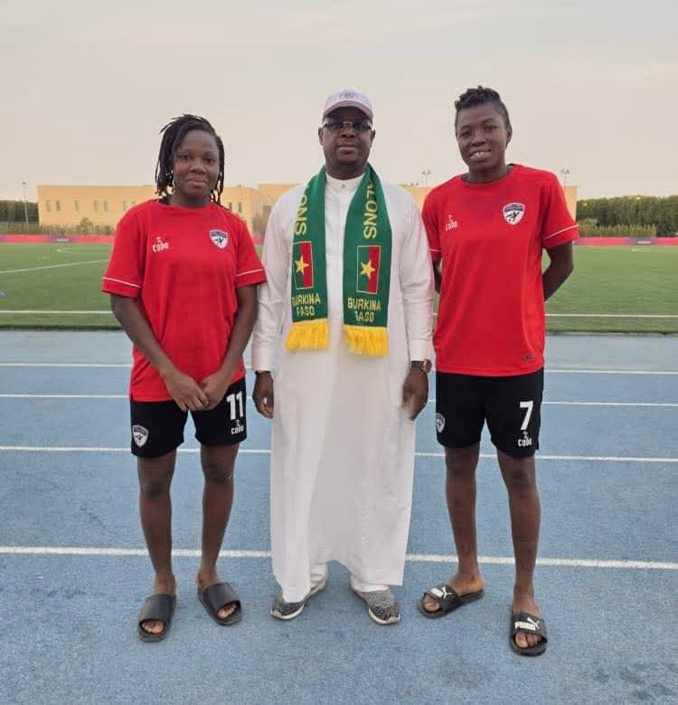 Football féminin : Balkissa et Mounira portent haut les couleurs du Burkina en Arabie Saoudite 3