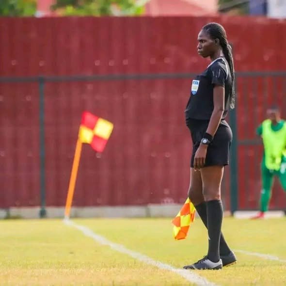 Football féminin : Adeline Djonreba officie un match international avec son état de grossesse 2