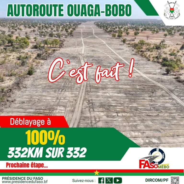Autoroute Ouaga-Bobo-Dioulasso : Le déblayage est achevé 4