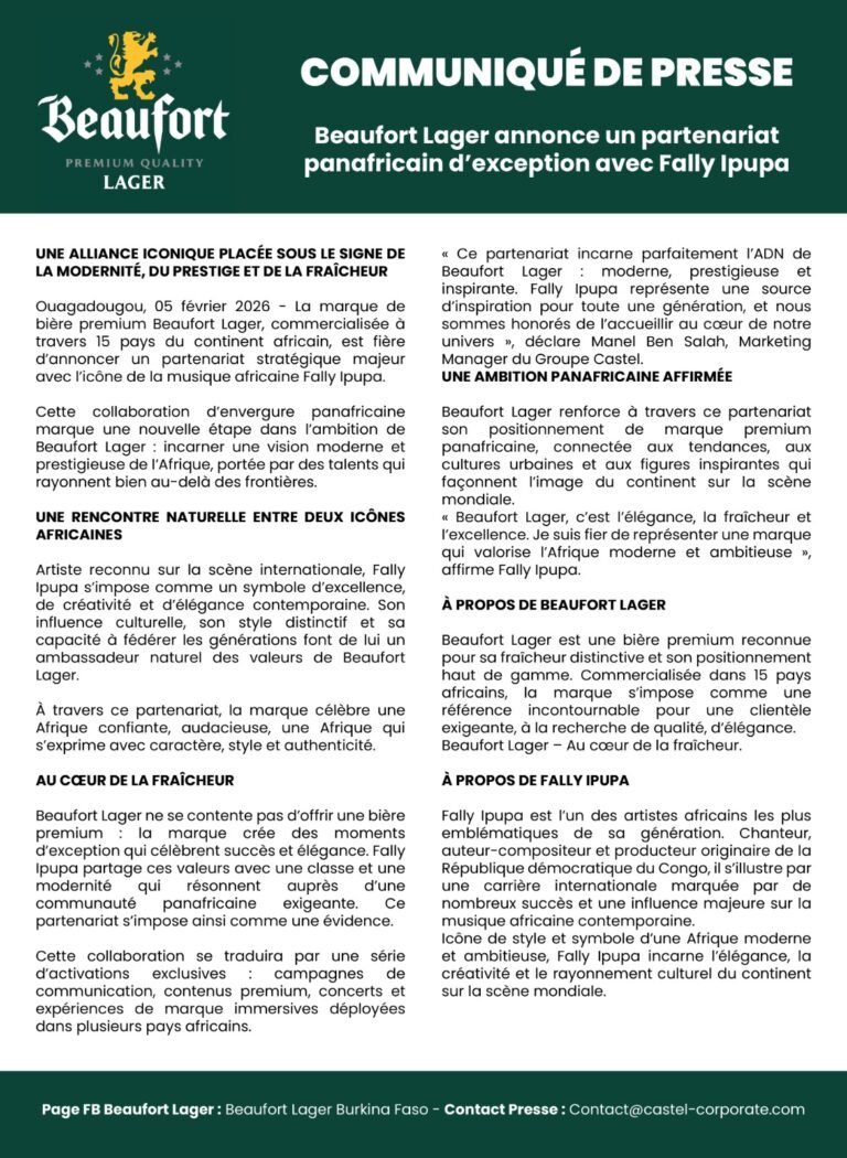 Fally Ipupa x Beaufort Lager : le prestige rencontre la fraîcheur ultime 6