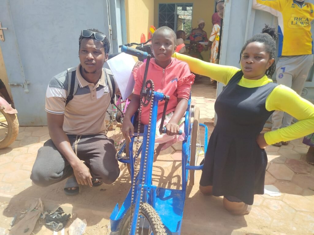 L'une des bénéficiaires de l'ATM