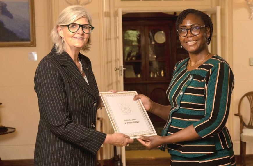 Coopération bilatérale : Bibata Nebié/Ouédraogo présente ses lettres de créance à Canberra