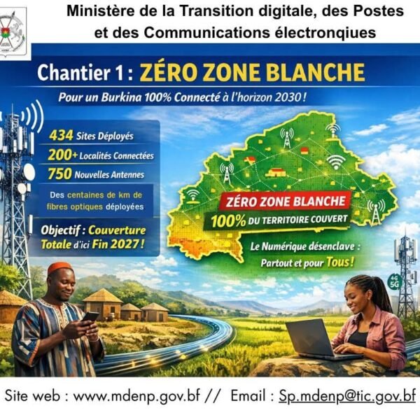 « Chantier Zéro Zone Blanche » : Plus de 200 localités connectées pour la toute première fois