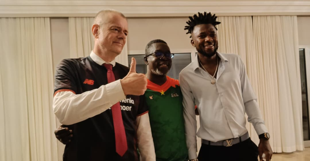 Solidarité : Edmond Tapsoba présente les ambitions de sa fondation à l’ambassadeur d’Allemagne au Burkina