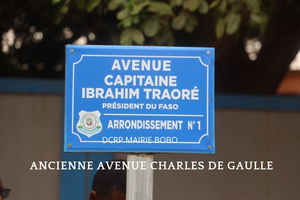 Bobo-Dioulasso : L’avenue Charles-De-Gaulle rebaptisée l’avenue Capitaine Ibrahim Traoré
