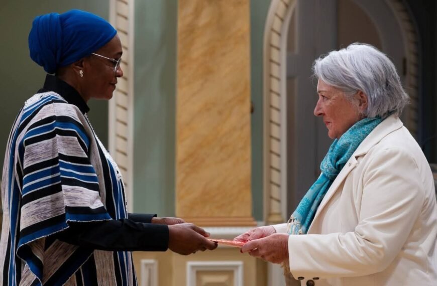 Burkina – Canada : L’ambassadeure Nandy présente ses lettres de créance