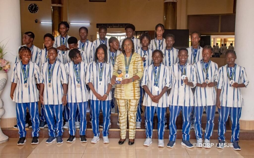 Championnat scolaire africain : Les Étalons Dames U15 célébrées par la ministre en charge des Sports