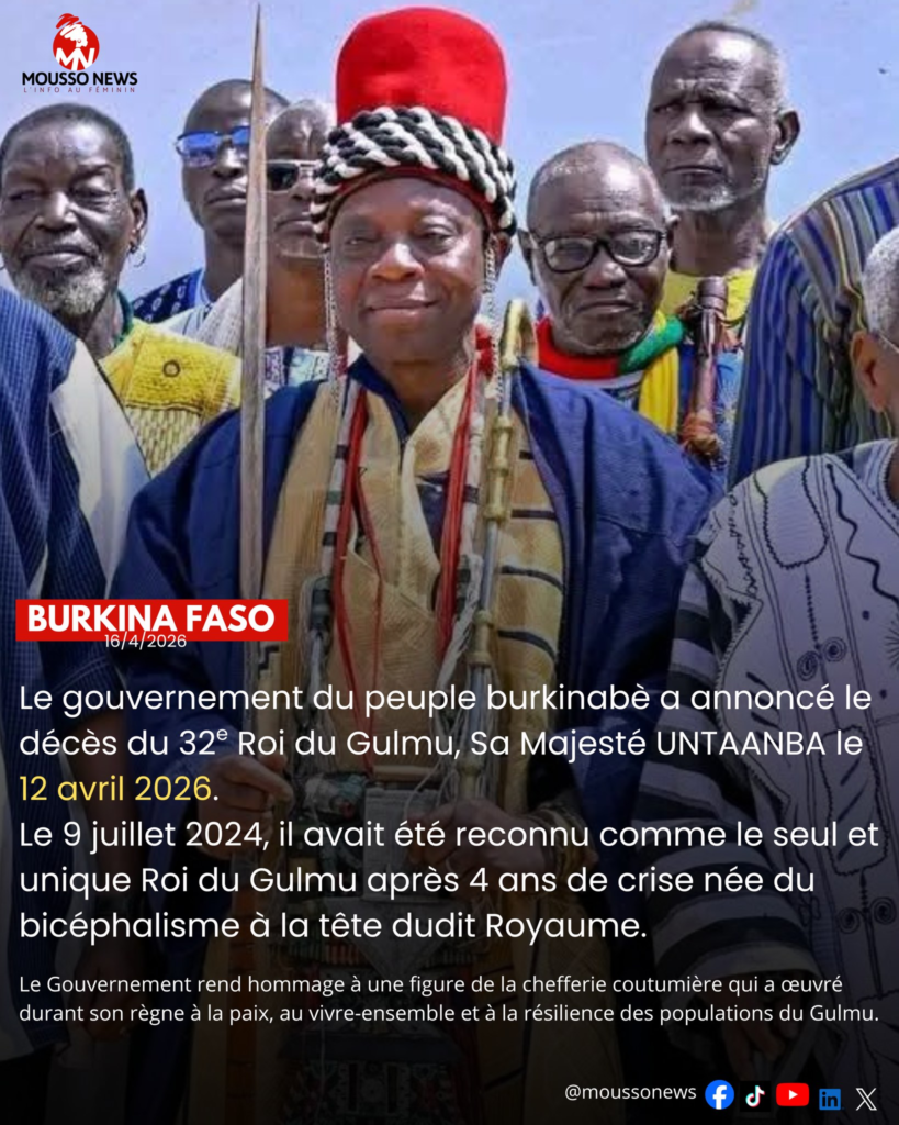 Nécrologie : Le 32e roi du Gulmu est décédé
