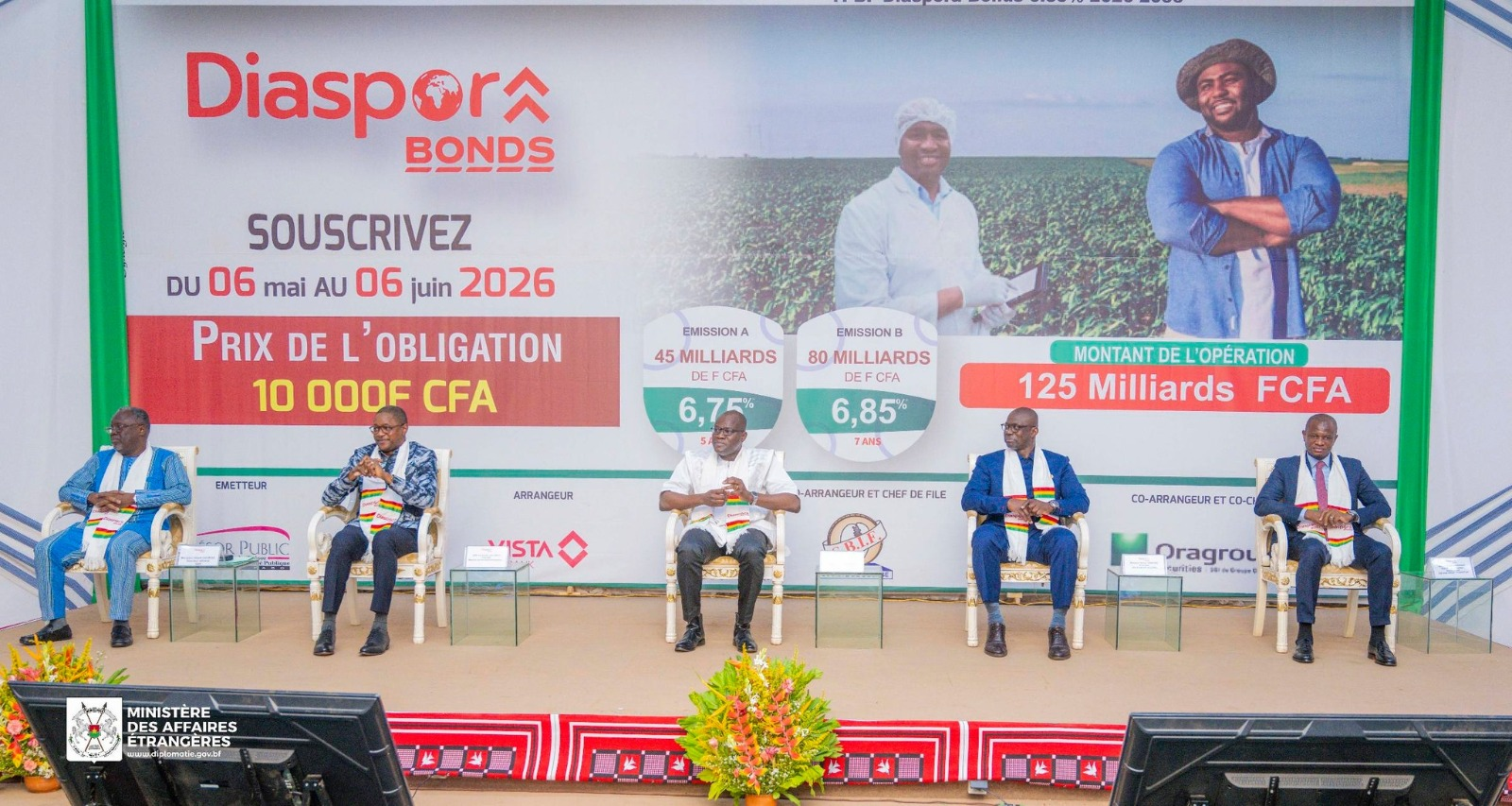 Diaspora bonds : Plus de 200 milliards F CFA à mobiliser pour le développement endogène du Burkina